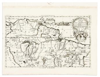 (AMAZON RIVER.) Vincenzo Coronelli. Corso del Fiume dell Amazoni.                                                                                